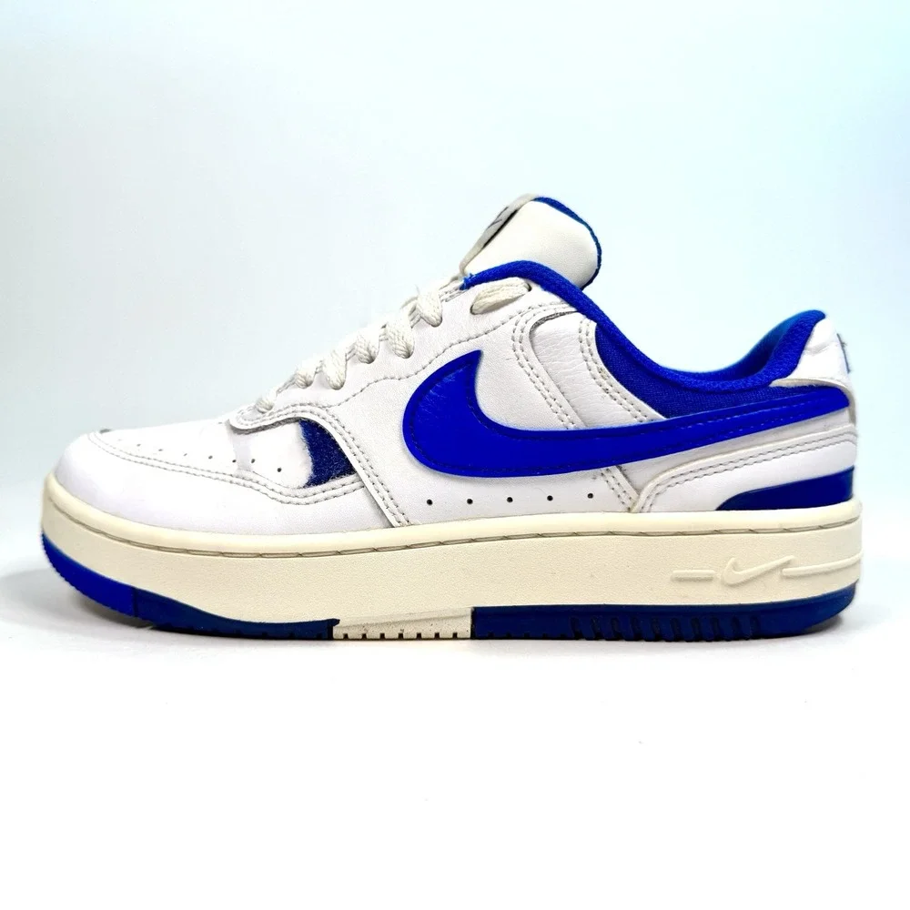 Nike Court Vision Low Next Nature GS White Blue DX9176-101 Size 6.5 Shoes